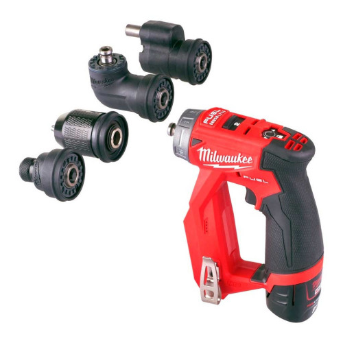 Шуруповерт Milwaukee M12 FDDXKIT-202X, 34 Нм, 2x2Аг, 4 насадки, кейс (4933464979) – Milwaukee (вид 1)