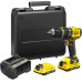 Шуруповерт Stanley эFatMax ударный, Li-lon 18В, 2.0 Ач, 80 Нм, 0-600 / 2100 об/мин, (SFMCD721D2K) – Stanley