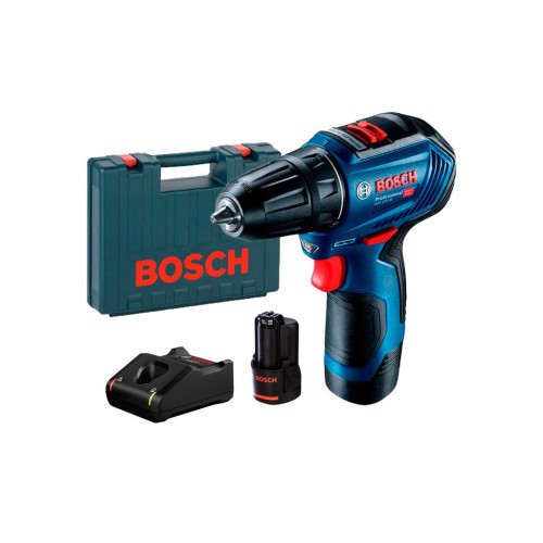 Шуруповерт Bosch Professional GSR 12V-30 2x 2.0Аг, GAL 12V-40, кейс (0.601.9G9.000) – BOSCH (вид 1)