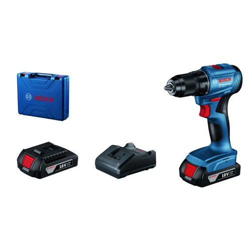 Шуруповерт Bosch GSR 185-LI, 2х2.0 Ah, ЗУ GAL 18V-20, кейс (0.601.9K3.000) – BOSCH (вид 2)