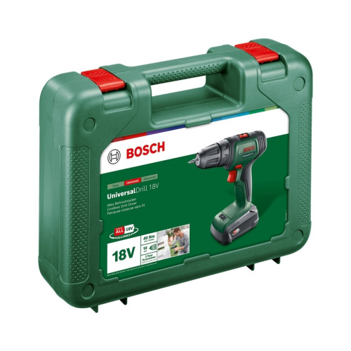 Шуруповерт Bosch UniversalDrill 18V 18В 1х1.5Агод 20Нм 0-4400-1450обхв кейс ЗП 1.3кг (0.603.9D4.001) – BOSCH (вид 2)