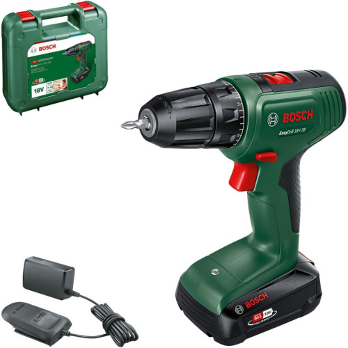 Шуруповерт Bosch EasyImpact 18V-38, 18V, 2Ah, 20-38Нм, 0-430-0-1630об/хв, кейс (0.603.9D8.003) – BOSCH (вид 1)