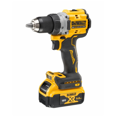 Шуруповерт DeWALT XR Li-Ion 18V 5Ah, 90 Нм, 0-650/0-2000 об/хв (DCD800P2T) – Dewalt (вид 1)