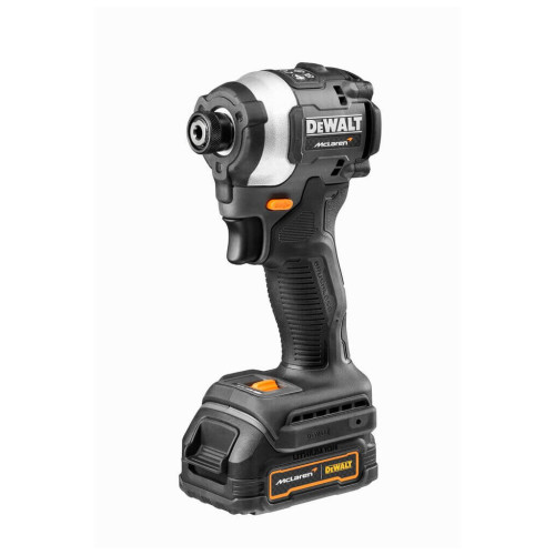 Шуруповерт DeWALT McLaren F1, XR Li-Ion PowerStack 18 В, 2x1.7Ah GFN блок, 206 Нм, TSTAK (DCF85ME2GT) – Dewalt (вид 2)