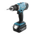 Шуруповерт Makita DDF453RFE 2x3Ah, кейс, ЗП (DDF453RFE) – Makita (вид 1)