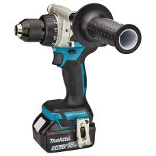 Шуруповерт Makita LXT, 18V, 2x5Ah, DC18RC, Makpac (DDF486RTJ)