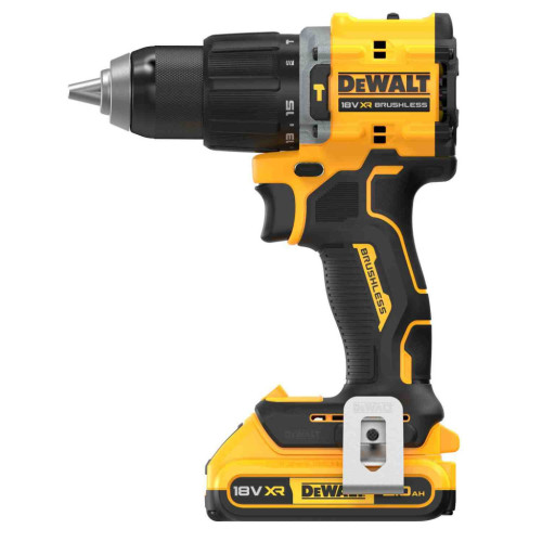 Шуруповерт DeWALT XR Li-Ion 18V 2x2Ah, 74 Нм, 0-450/0-1650 об/мин, 1.17 кг, TSTAK (DCD799D2T) – Dewalt (вид 2)