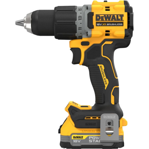 Шуруповерт DeWALT XR Li-Ion PowerStack 18V 2x1.7 Ач, 90 Нм, 0-650/0-2000 об/мин (DCD800E2T) – Dewalt (вид 2)
