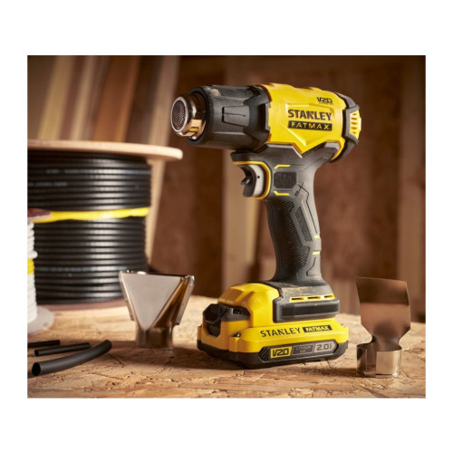 Будівельний фен Stanley FatMax, Li-Ion 18В (V20), 510 °C (без АКБ та ЗП) (SFMCE530B) – Stanley (вид 4)