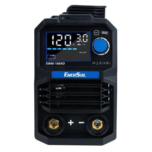 Сварочный аппарат Enersol инверторный, 20-160 A, 7.2 кВт, 3.1 кг (EWM-160AD) – Enersol (вид 2)