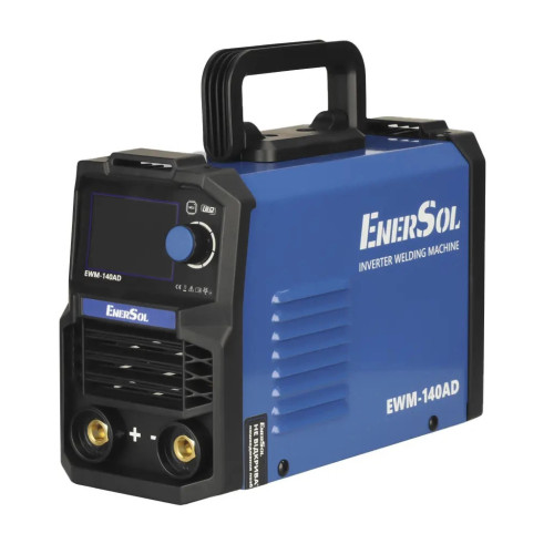 Сварочный аппарат Enersol инверторный, 20-140 A, 6.1 кВт, 2.9 кг (EWM-140AD) – Enersol