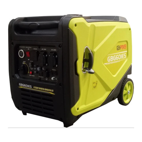 Генератор GenPower інверторний GBG 60IES 5kVA (6kVA), 230V, 50Hz, 15.0л, електростартер (GBG 60IES) – GenPower