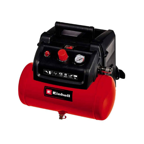 Компресор Einhell безмасляний TC-AC 190/6/8 OF, 1200Вт, 6л, 190л/хв, 8бар, 8.9кг (4020655) – Einhell
