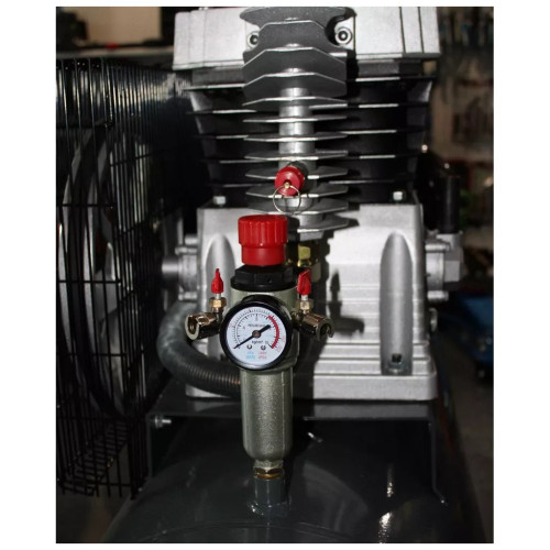 Компресор GTM 380V, 760/600л/хв 4кВт 10бар, ресівер 200л (KCH2090-200L) – GTM (вид 2)