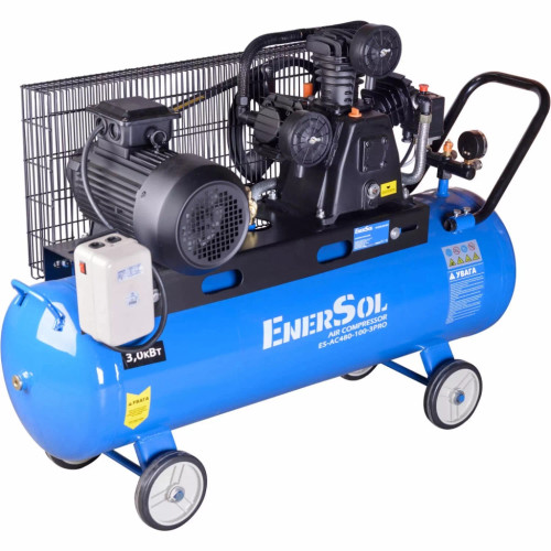 Компрессор Enersol с ременным приводом 480 л/мин, 3.0 кВт (ES-AC480-100-3PRO) – Enersol (вид 1)