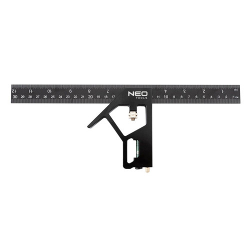 Угольник Neo Tools алюміній, 30 см, рукоятка з високою точністю нахилу (72-127) – Neo Tools