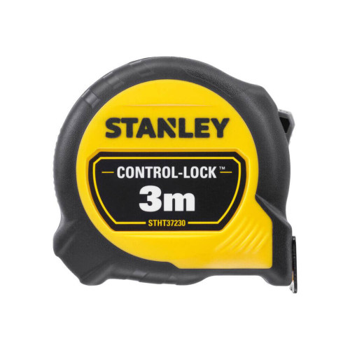 Рулетка Stanley CONTROL-LOCK, 3мх19мм, у прогумованому корпусі, з двосторонньою шкалою (STHT37230-0) – Stanley