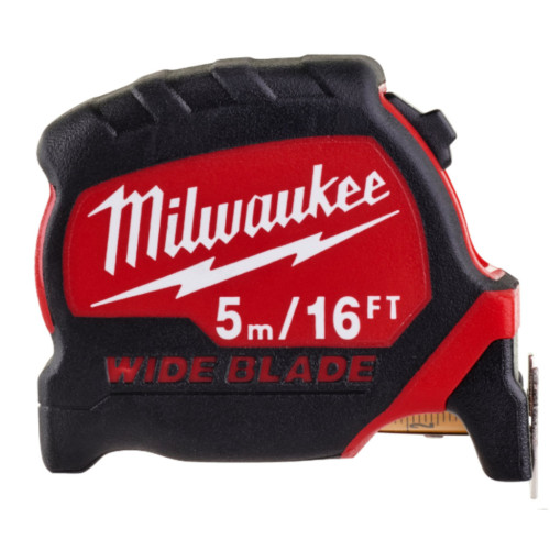 Рулетка Milwaukee Премиум 3 широким полотном 5м(16ft)/33мм, футовая (4932471817) – Milwaukee