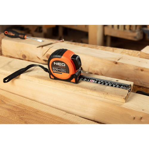 Рулетка Neo Tools Super Black, 10мx25мм, с фиксатором сматывания, магнит (67-245) – Neo Tools (вид 2)