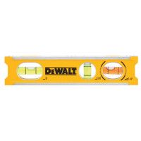 Рівень DeWALT BILLET TORPEDO, алюмінієвий, 165 мм, 3 капсули, магнітний (DWHT42525-0)