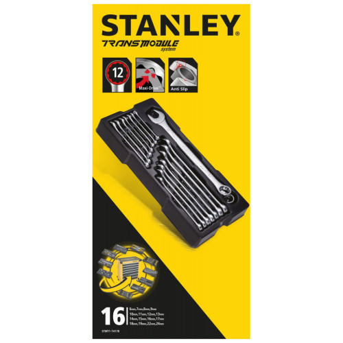 Ключ Stanley комбінованих MaxiDrive, 16 шт., у ложементі (STMT1-74178) – Stanley (вид 2)
