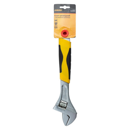 Ключ Sigma разводной 300мм CrV (обрезиненная рукоятка) (4101041) – Sigma (вид 1)