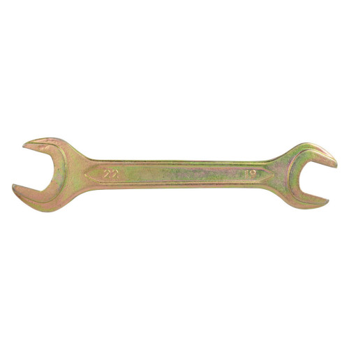 Ключ Sigma рожковый 19x22мм желтый цинк (6025221) – Sigma