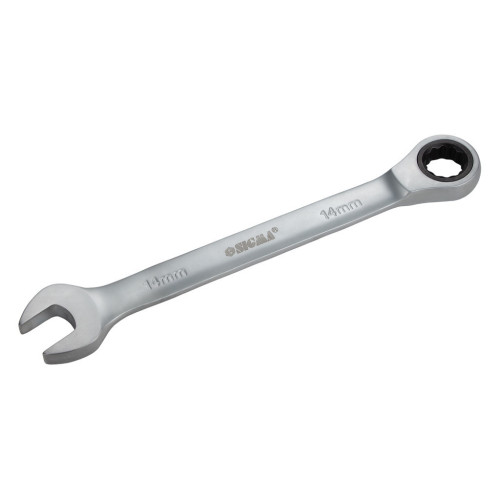 Ключ Sigma ріжково-накидний з тріскачкою 14мм CrV satine (6022141) – Sigma (вид 2)