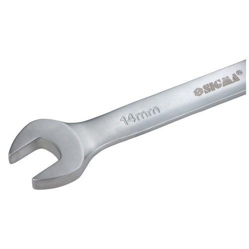 Ключ Sigma ріжково-накидний з тріскачкою 14мм CrV satine (6022141) – Sigma (вид 3)
