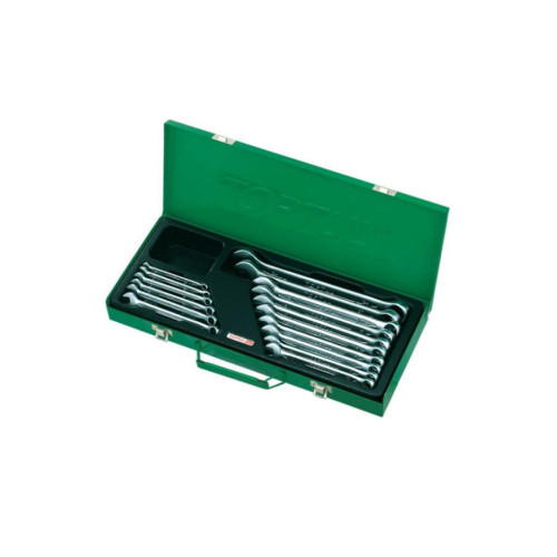 Ключ Toptul ріжково-накидний 16 шт. 6-24мм (кейс) (GAAD1602) – TOPTUL