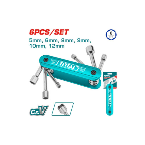 Ключ Total THFND061 гаечный торцевой, 5-12мм, 6шт. (THFND061) – TOTAL (вид 1)