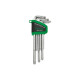 Ключ Toptul Г-образный TORX T10-T50 9шт. длинных (GSN-09LS)