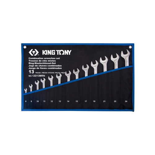 Ключ KING TONY комбінований 6-24 мм 13 шт. (12D13MRN) – KING TONY