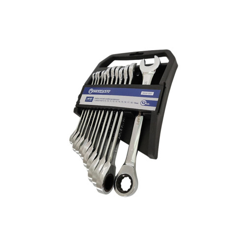 Ключ Стандарт ріжково-накидної з тріскачкою 8-19мм 12шт. (NGW12ST) – Стандарт