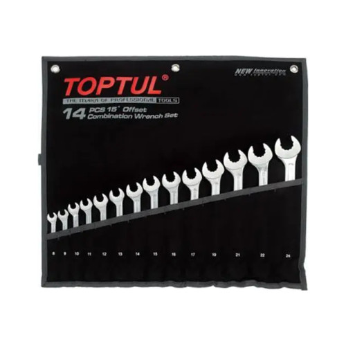 Ключ Toptul комбінований 8-24 мм 14 шт. Dynamic (GPAQ1402) – TOPTUL