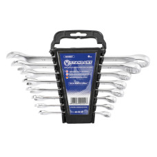 Ключ Стандарт ріжково-накидний 8 шт. 8-19 мм на холдері (NKK8ST)