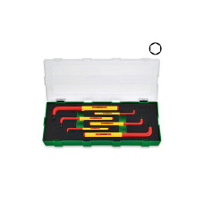 Ключ Toptul шестигранный HEX диэлектрических VDE 6 шт. 2,5-8мм (GZA0648)