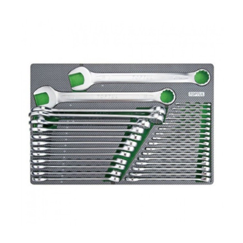 Ключ Toptul ключей комбинированных 6-38мм 30ед. (в ложементе) (GED3025) – TOPTUL