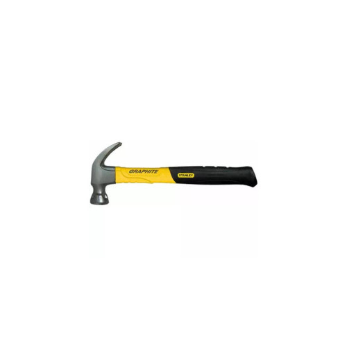 Молоток Stanley Graphite Curve Claw, 450г, с гвоздодером, длина ручки 350мм.. (1-51-505) – Stanley