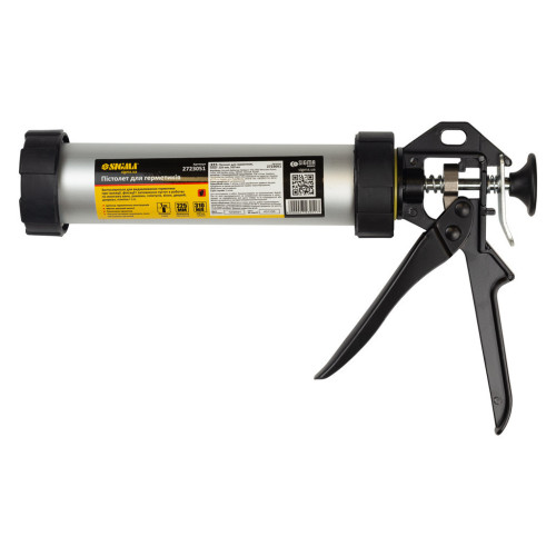 Пістолет для герметика Sigma 225мм 310мл алюмінієва туба (2723051) – Sigma
