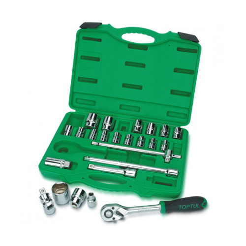 Набор инструментов Toptul головки с трещоткой 1/2" 24ед. (GCAI2401) – TOPTUL