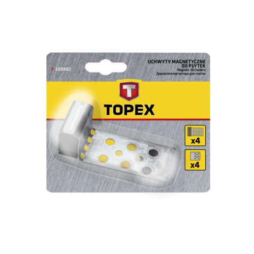 Набір інструментів Topex магніти для кахельної плитки 4 шт. (16B480) – Topex (вид 1)