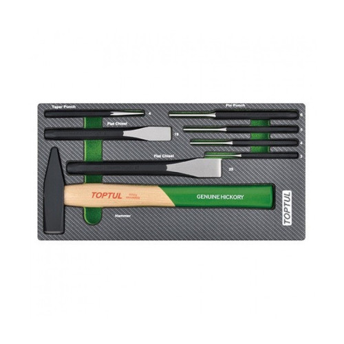 Набор инструментов Toptul в ложементе комбинированный 8ед. (GEA0811) – TOPTUL