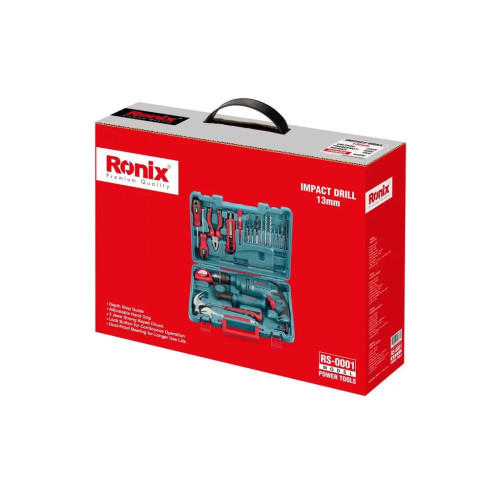 Набор инструментов Ronix с ударной дрелью 650Вт (RS-0001) – Ronix (вид 2)