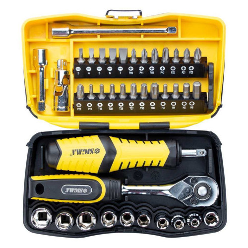 Набір інструментів Sigma насадок торцевих та біт 1/4" 39шт CrV (6003571) – Sigma (вид 2)