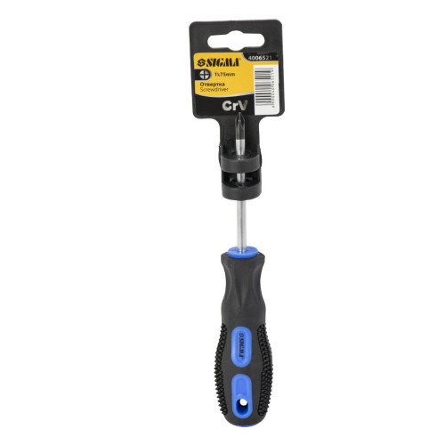 Викрутка Sigma хрестова PH1x75мм СrV (4006521) – Sigma (вид 1)