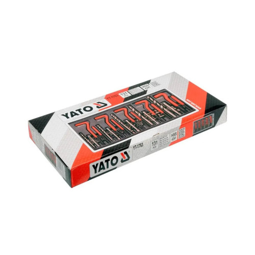 Набор инструментов Yato для ремонта резьбы М5х0,8х6,7; M6х1, 0х10,8; М8х1,25х10,8; М10х1,5х13,5; M12х1,75х16,3 (YT-1763) – YATO (вид 2)