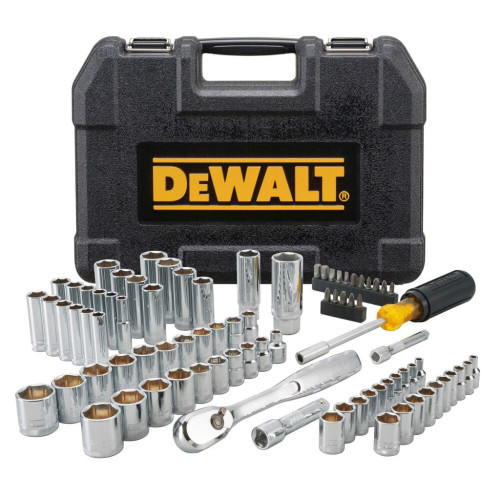 Набір інструментів DeWALT головок та біт 1/4" та 3/8", 84 шт. (DWMT81531-1) – Dewalt