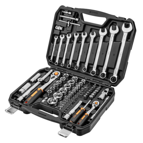 Набір інструментів Neo Tools 82шт, 1/2", 1/4", CrV, кейс (10-059) – Neo Tools (вид 2)