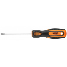 Отвертка Neo Tools крестовая, PH0 x 75 мм, CrV (04-177)